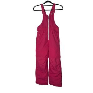 AMAZON ESSENTIALS Snow Bib Overall GIRLS Size‎ 8 Pink WATER-RESISTANT INSULATED